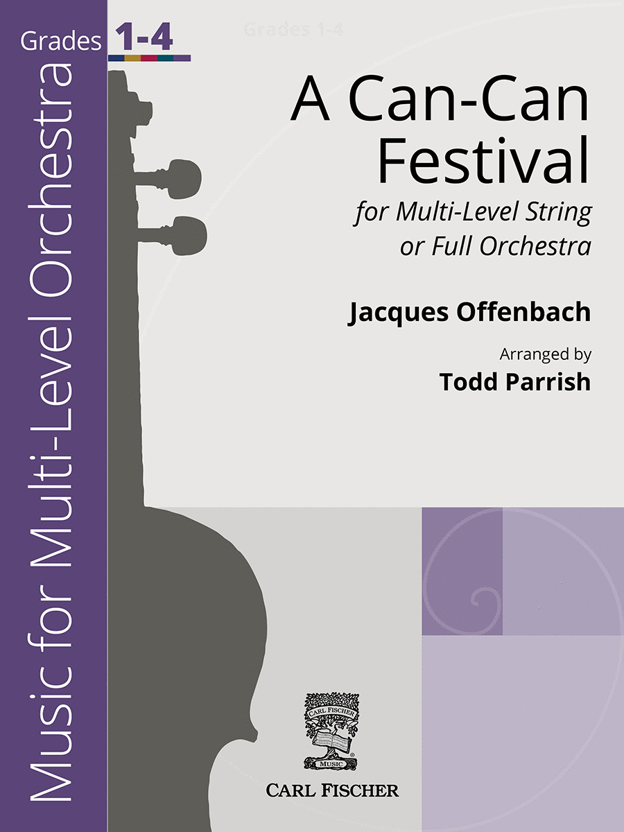 A Can-Can Festival Orchestra scores gallery preview page 1