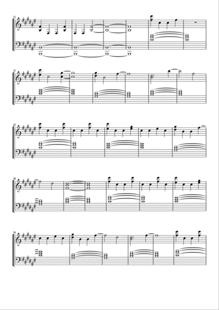 Lost Without You Easy Piano scores gallery preview page 3