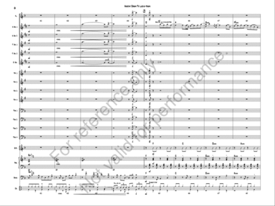 Headin Down To Lucie-Town Jazz Ensemble scores gallery preview page 8