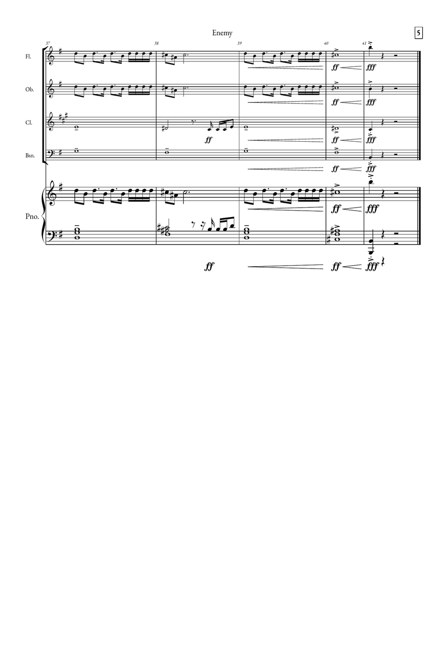 Enemy Small Ensemble scores gallery preview page 5