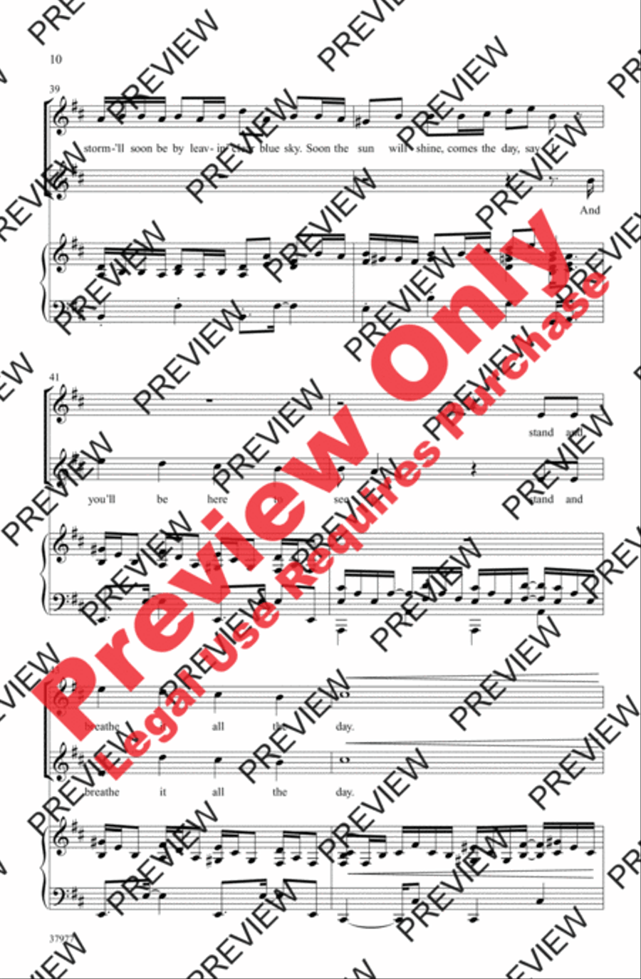 Winter's on the Wing (from The Secret Garden) 2-Part scores gallery preview page 10