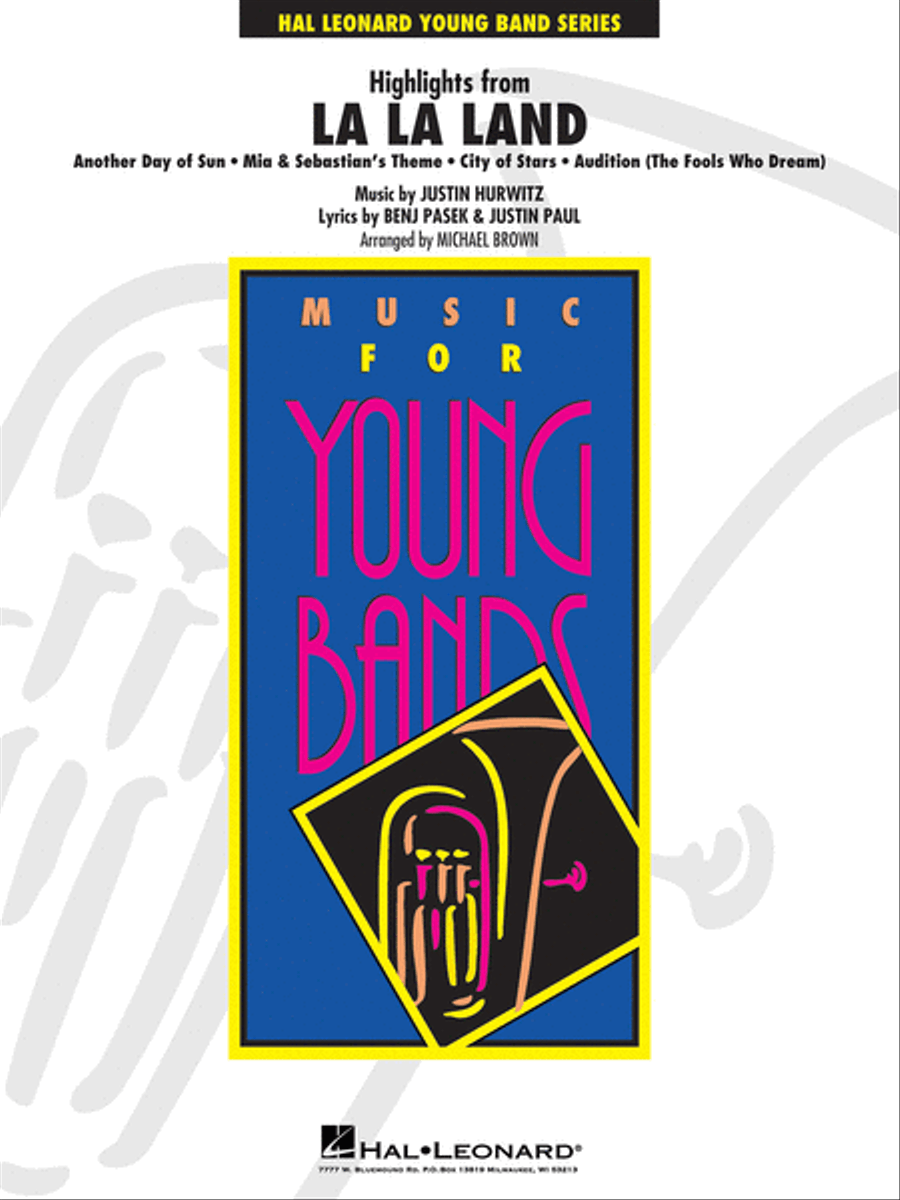 Highlights from La La Land Concert Band scores gallery preview page 1