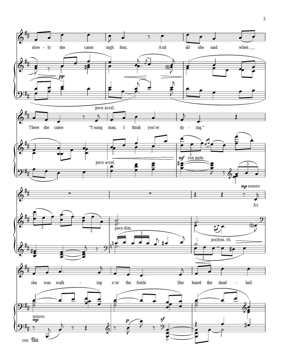 Barbara Allen Barbara Allen Piano, Vocal scores gallery preview page 3