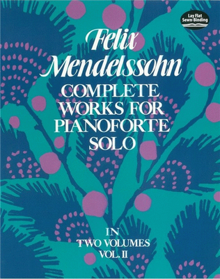 Book cover for Mendelssohn Complete Works Piano Solo 2