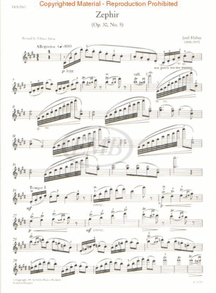 Zephir, Op. 30 No. 5