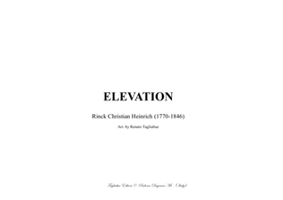 ELEVAZIONE - C.H. Rinck - For Organ