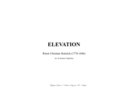 ELEVAZIONE - C.H. Rinck - For Organ image number null