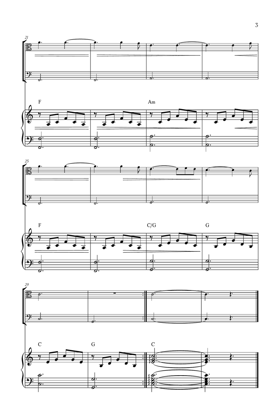 Hallelujah Bassoon scores gallery preview page 3