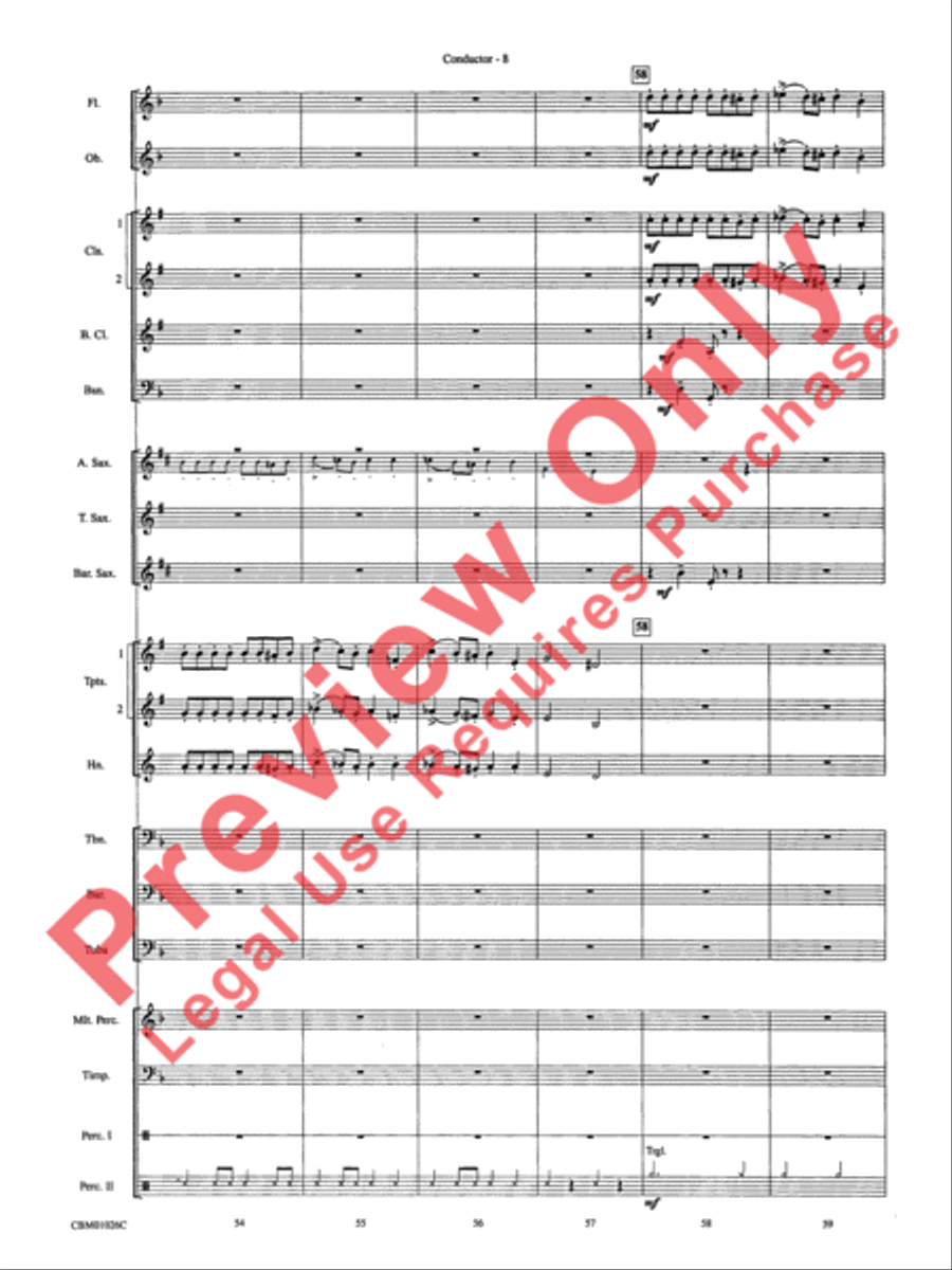 Harry Potter, Highlights from Concert Band scores gallery preview page 10