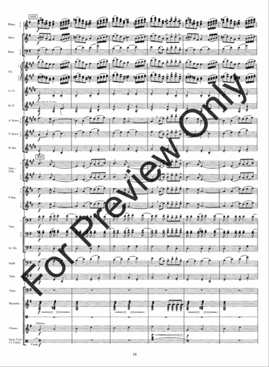 From The Summit (Score) Concert Band scores gallery preview page 21