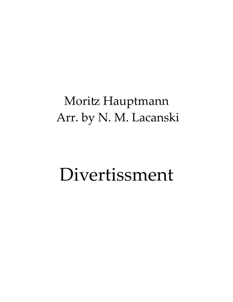 Divertissment I. Grazioso String Duet scores gallery preview page 1