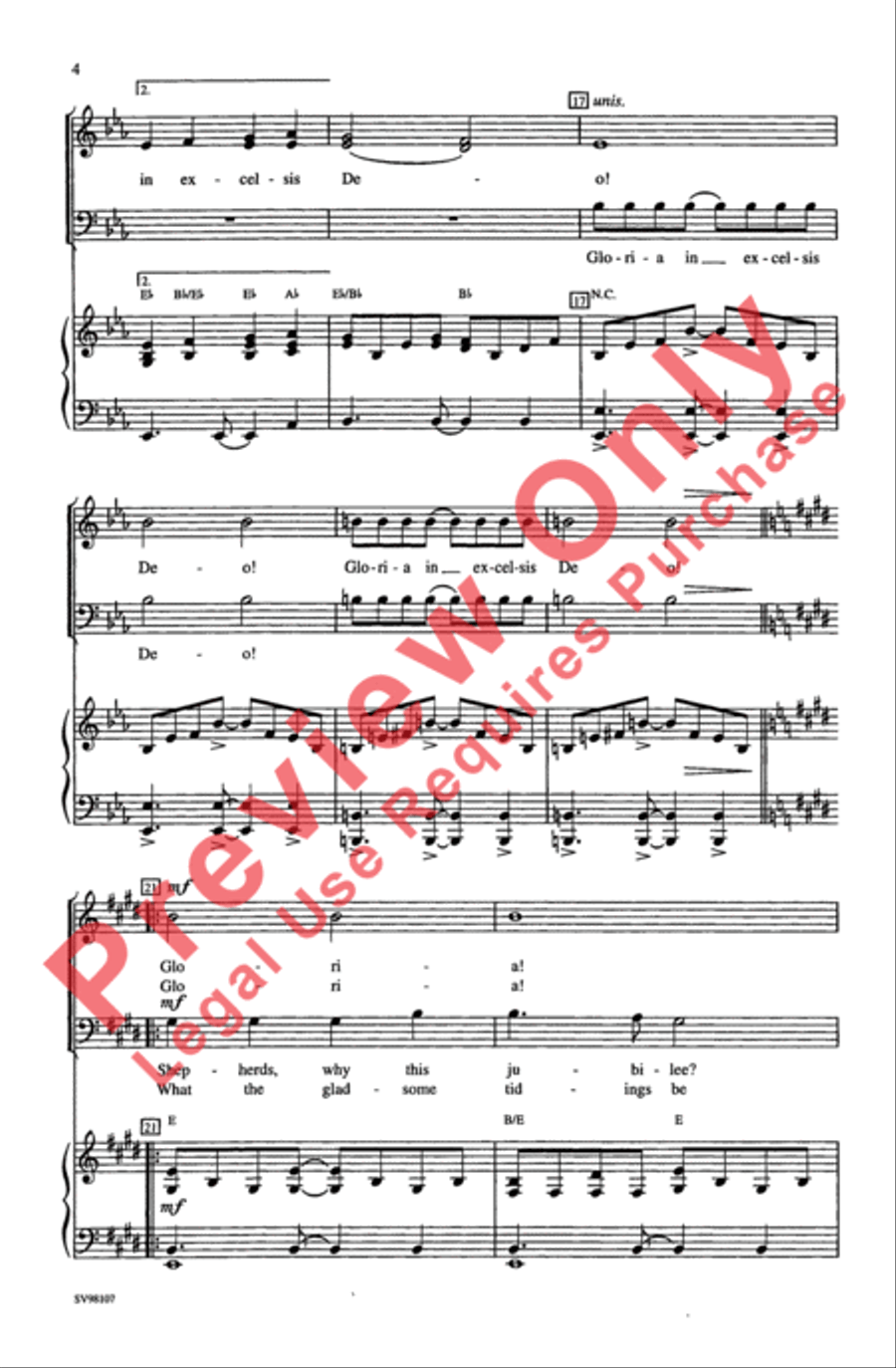 African Gloria 3-Part scores gallery preview page 4
