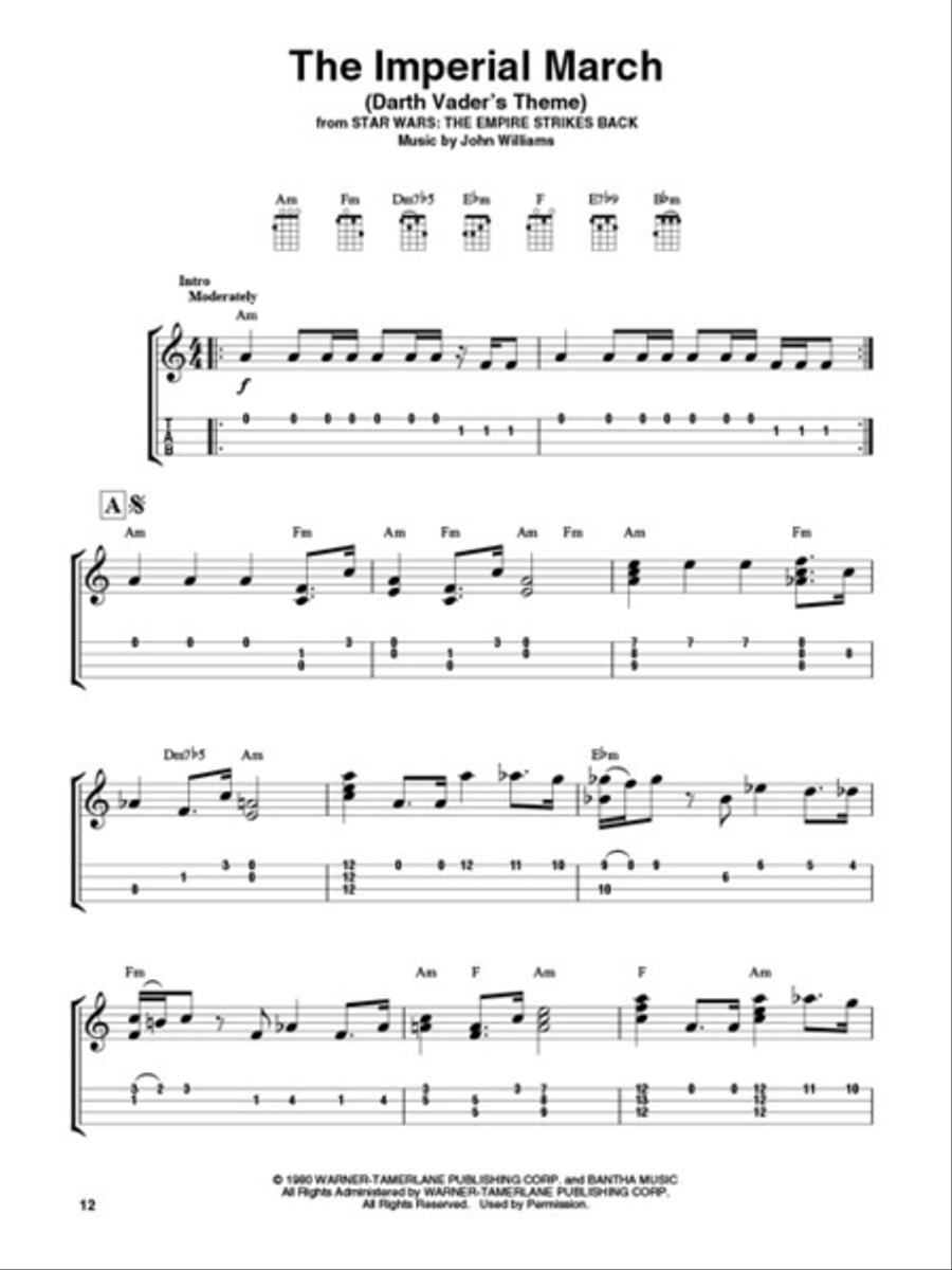 Star Wars – Ukulele Ukulele scores gallery preview page 6