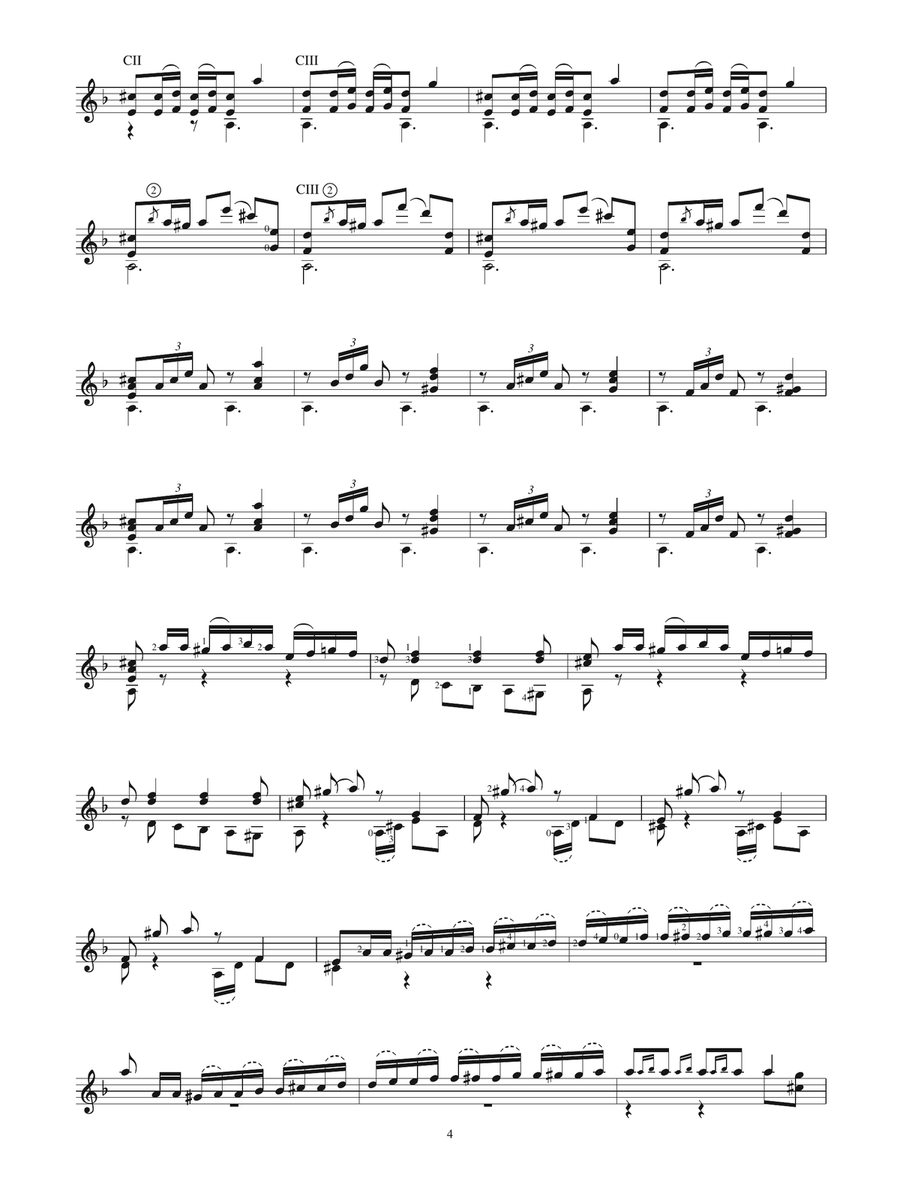 Le Fandango Le Fandango Acoustic Guitar scores gallery preview page 4
