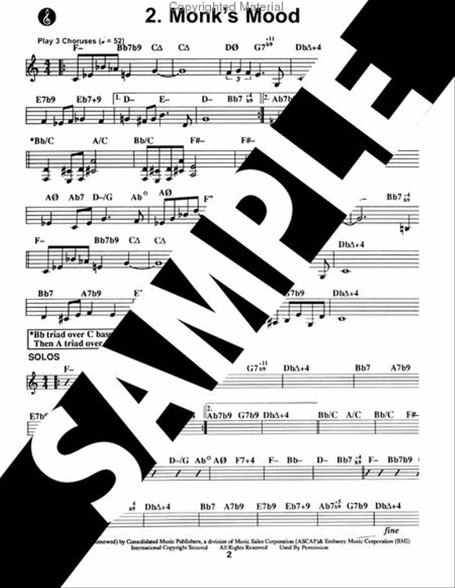 Volume 56 - Thelonious Monk Voice scores gallery preview page 4