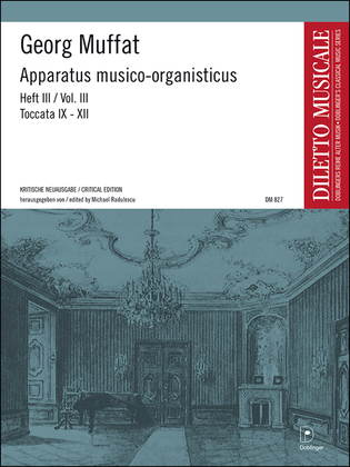 Book cover for Apparatus musico-organisticus Band 3
