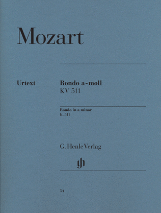 Book cover for Rondo in A minor K511