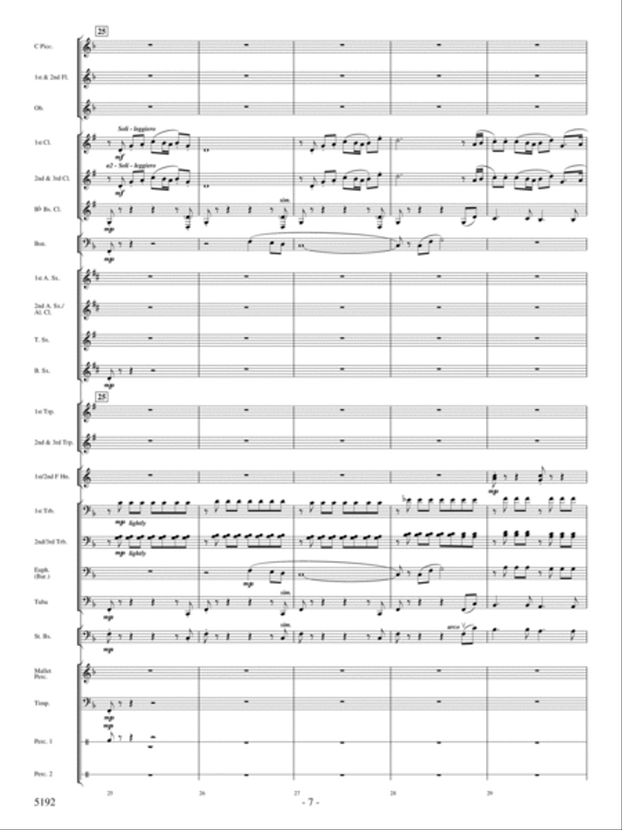 Main Street Celebration Concert Band scores gallery preview page 6