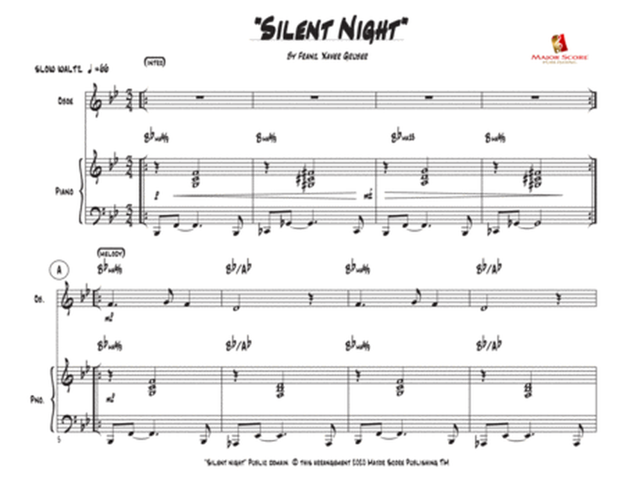 Silent Night - Oboe & Piano (Bb Major) image number null