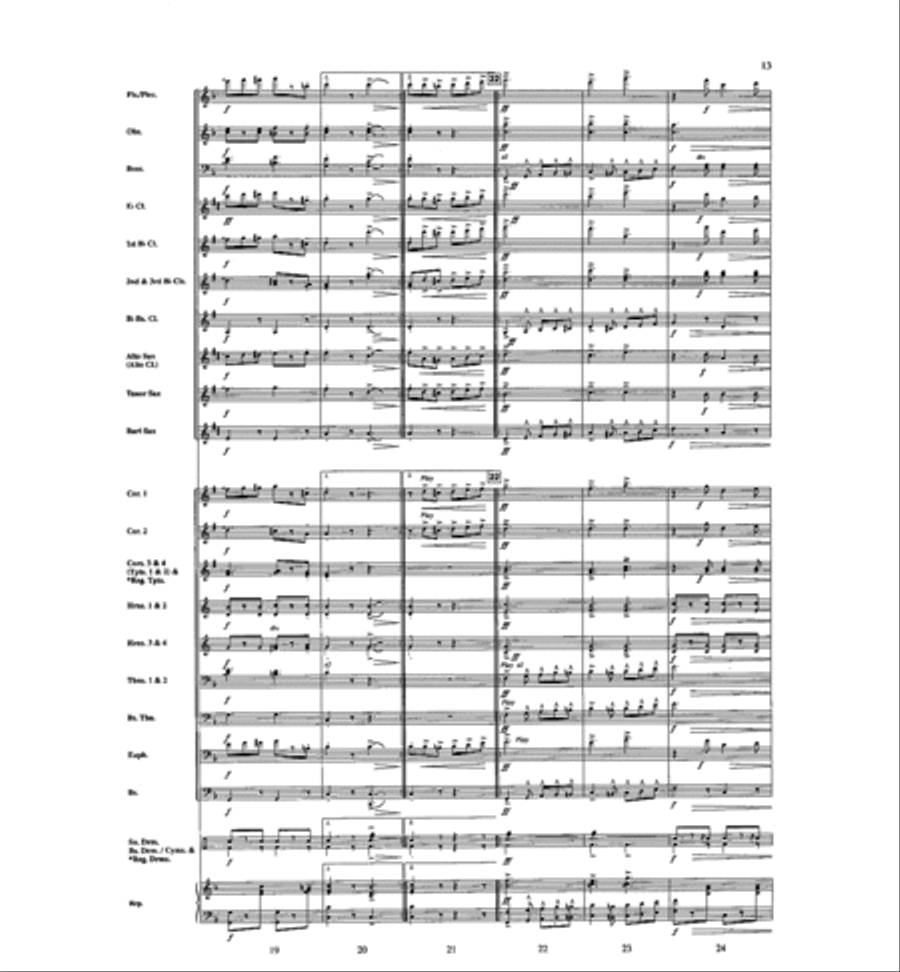 Sabre and Spurs Concert Band scores gallery preview page 5