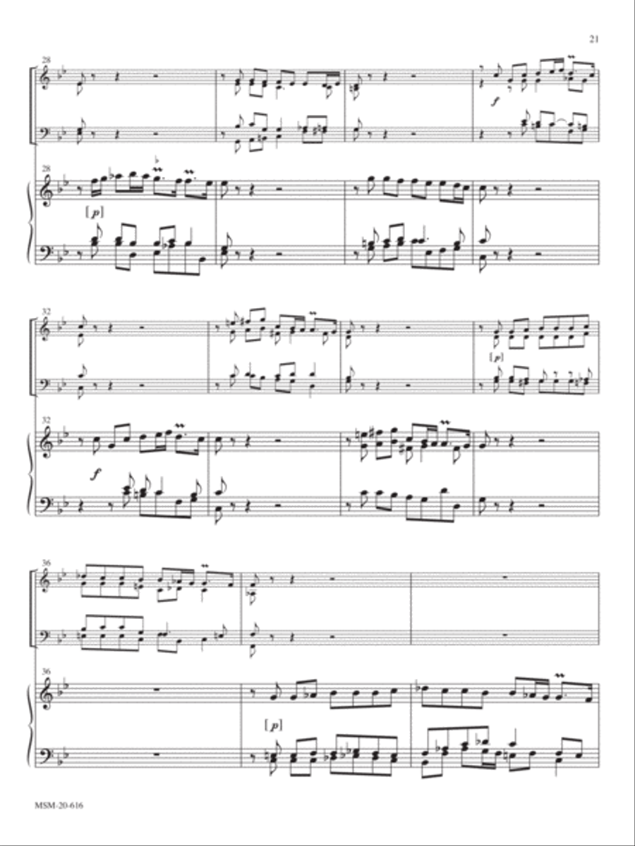 Echo (Dialogue) Organ scores gallery preview page 4