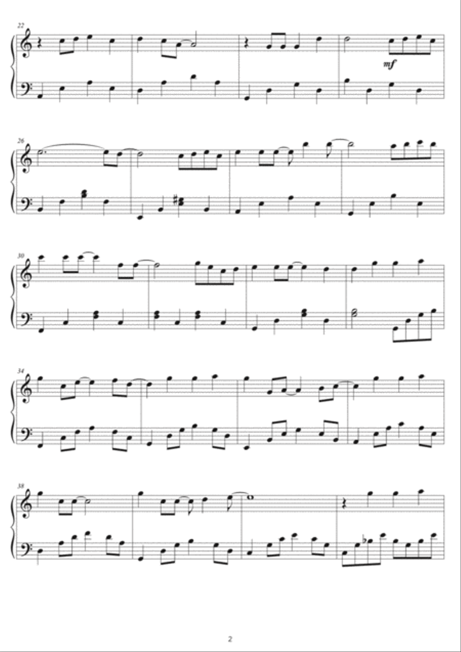 Ming Ming Jiu Piano Solo scores gallery preview page 2