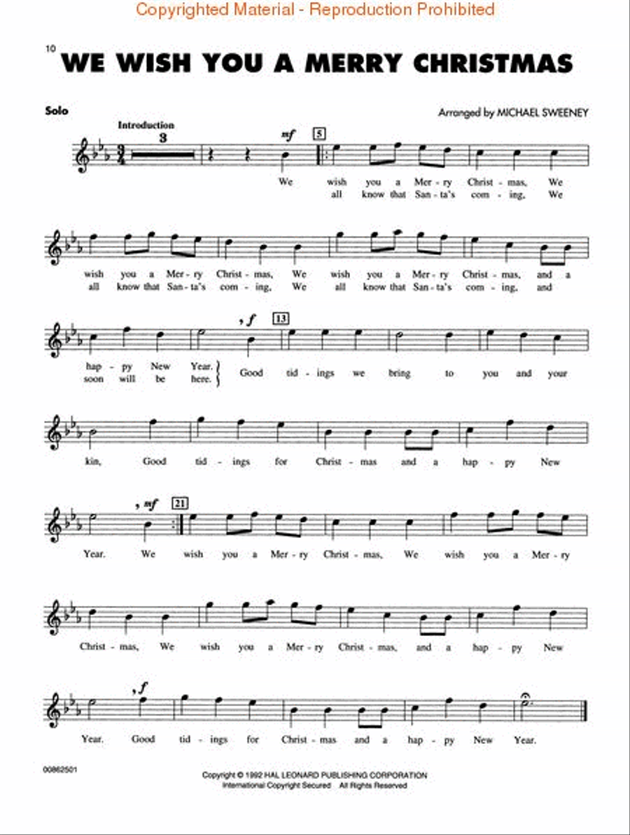 Essential Elements Christmas Favorites Concert Band Methods scores gallery preview page 4