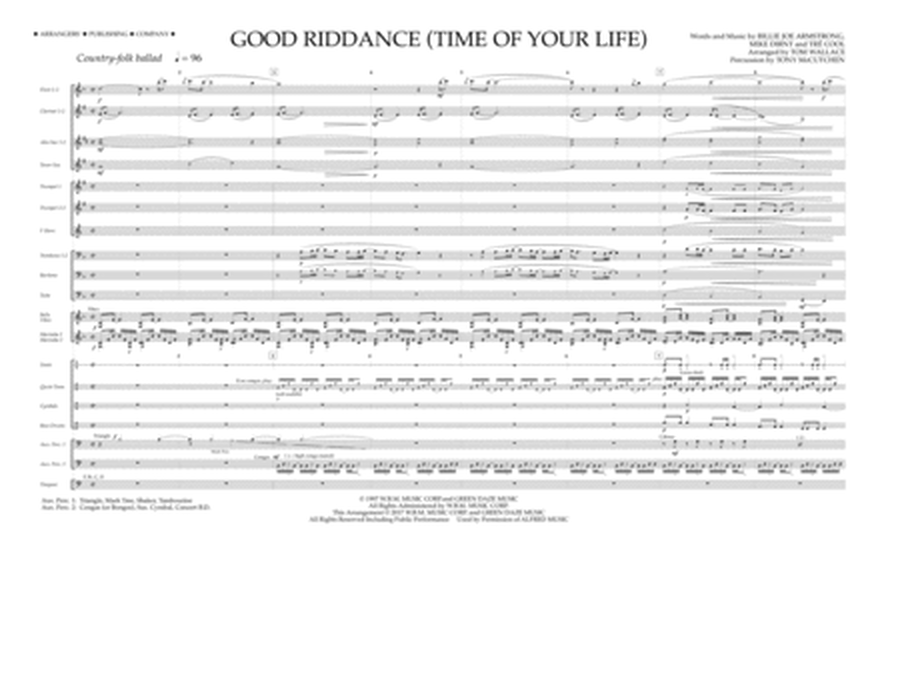 Good Riddance (Time of Your Life) - Full Score