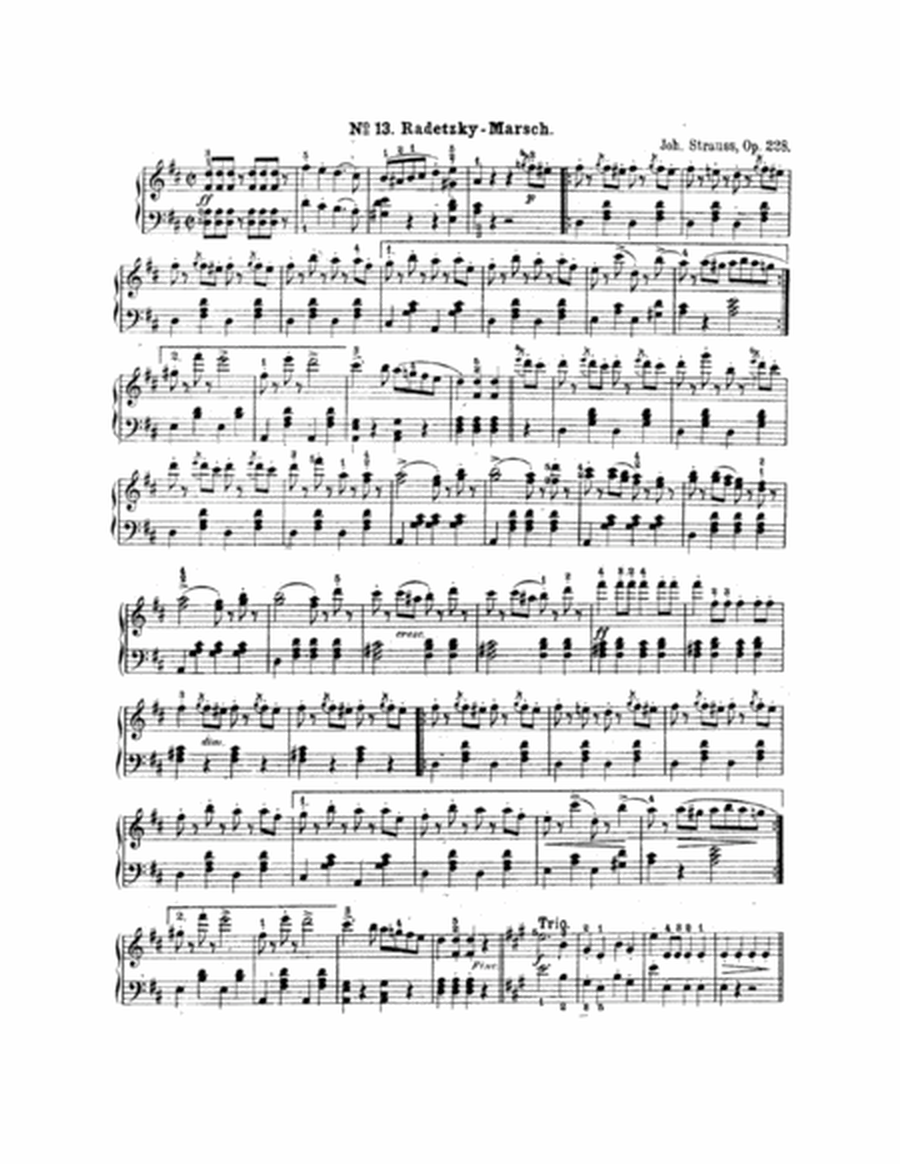 Johann Strauss I - Radetzky-March, Op. 228( Original Version) image number null