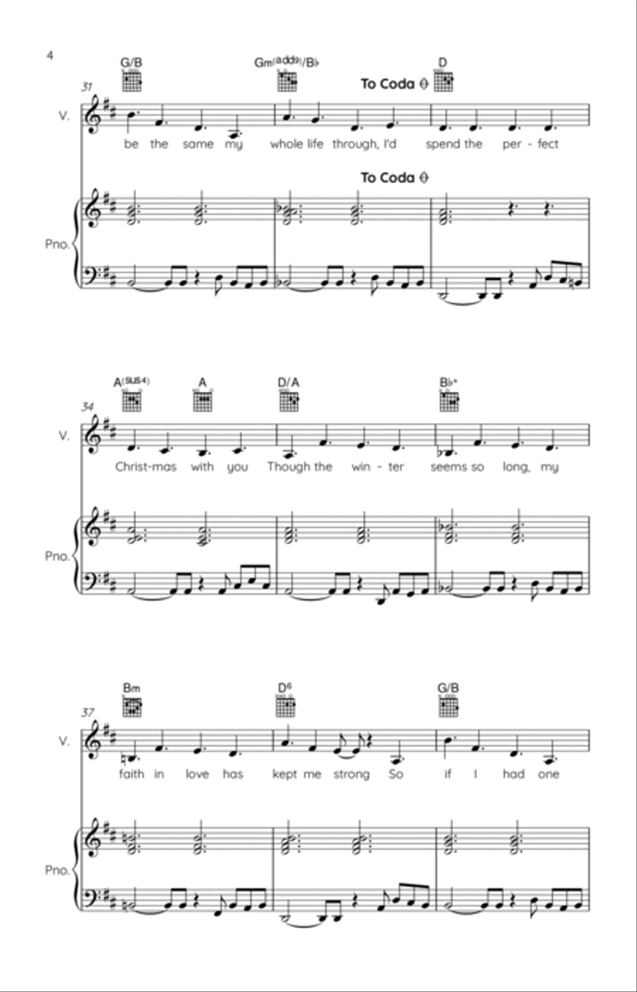 Perfect Christmas Piano, Vocal, Guitar scores gallery preview page 4