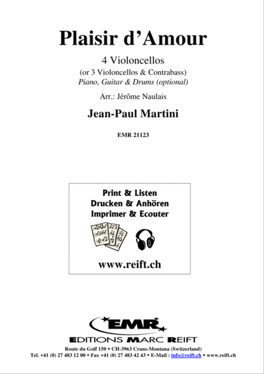 Plaisir d'Amour Cello scores gallery preview page 2