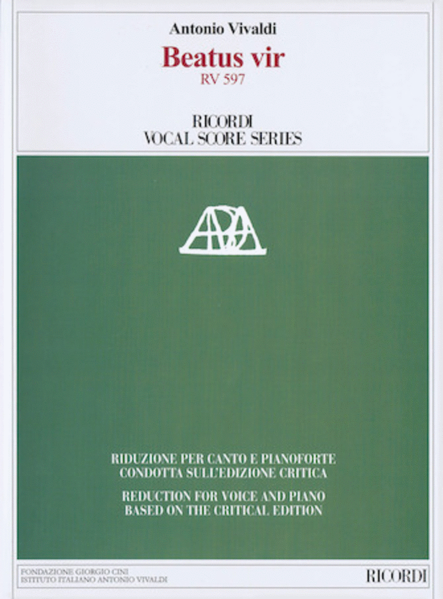 Beatus vir RV 597 Voice scores gallery preview page 1