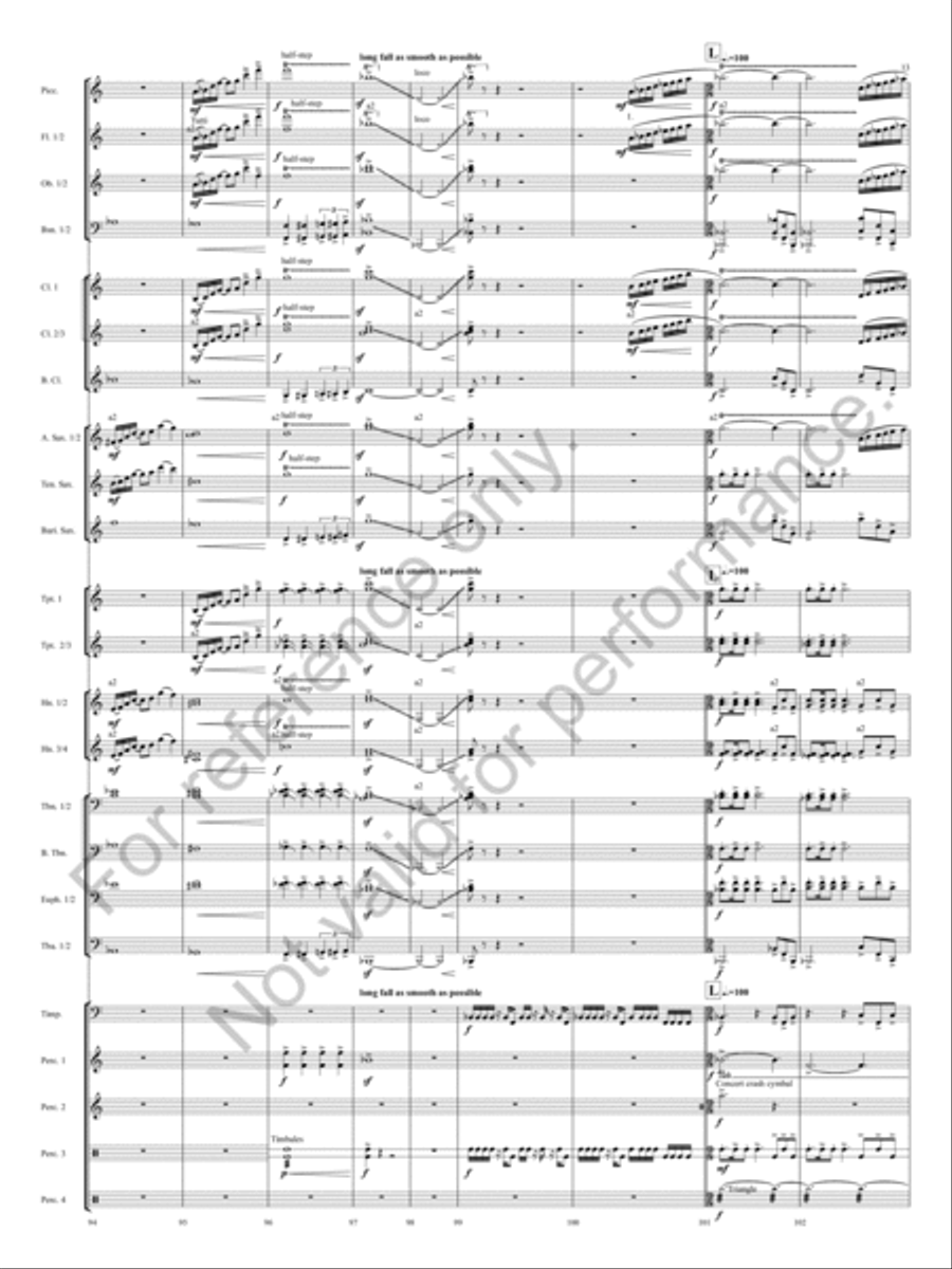 Reflections Reflections Concert Band scores gallery preview page 16