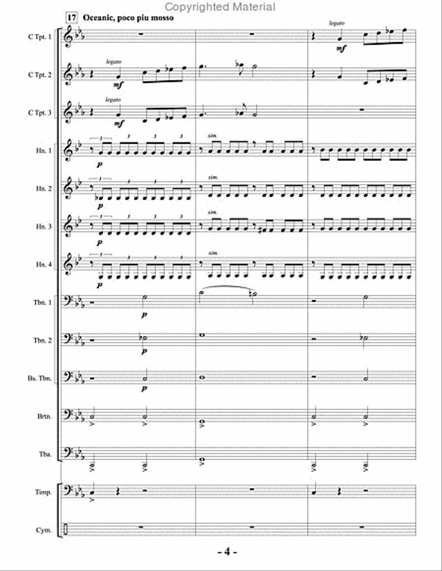Proud Titania Percussion Ensemble scores gallery preview page 5
