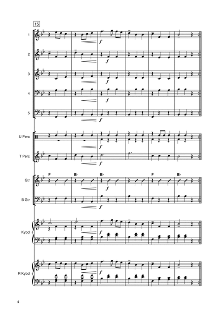 Austrian Folk Song - in B flat for flexible ensemble image number null