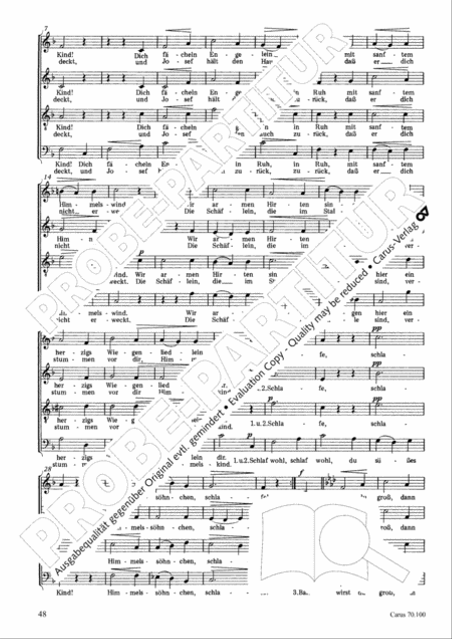 Geistliches Chorbuch der Romantik Choir scores gallery preview page 49