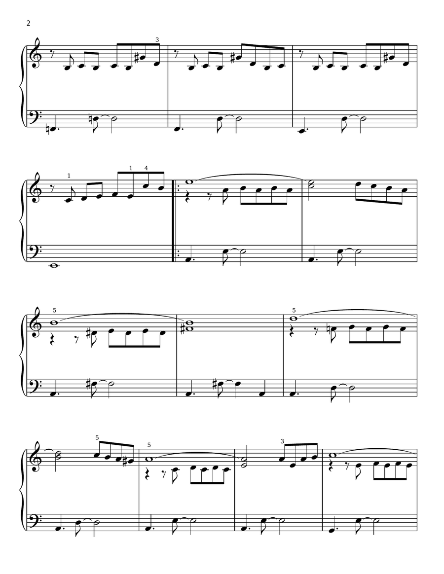 Libertango Easy Piano scores gallery preview page 2