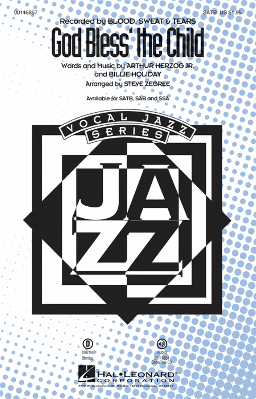 God Bless' The Child Vocal Jazz Ensemble scores gallery preview page 1