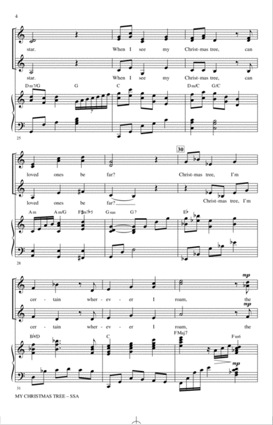 My Christmas Tree SSA scores gallery preview page 3