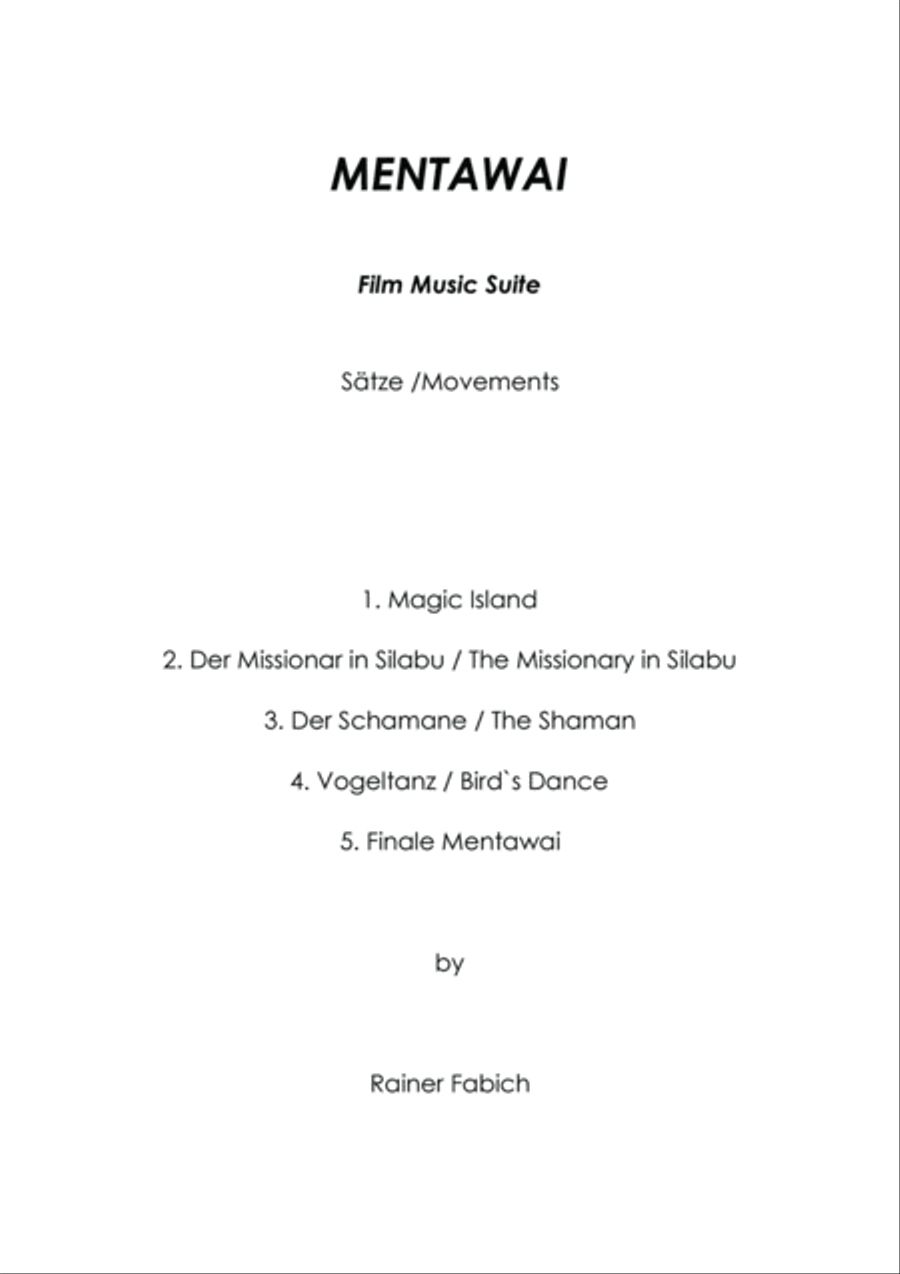 MENTAWAI - Film Music Suite Full Orchestra scores gallery preview page 6