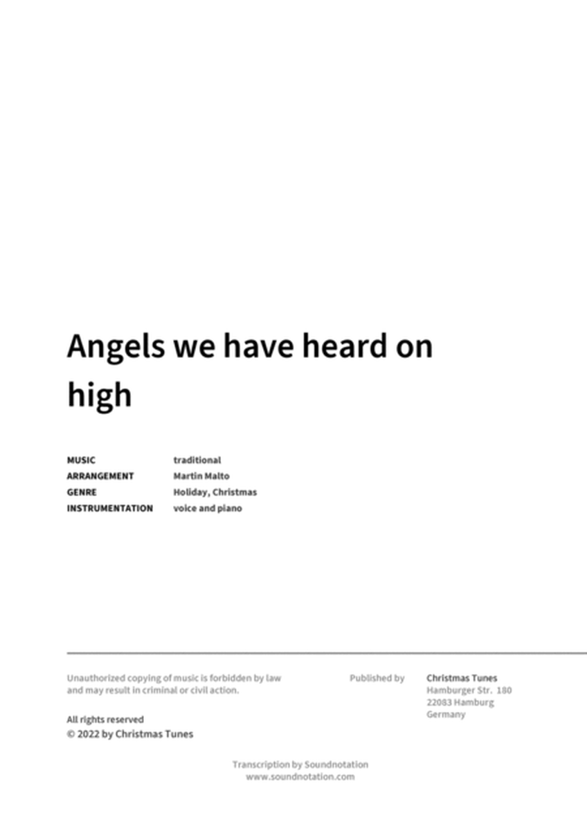 Angels we have heard on high image number null