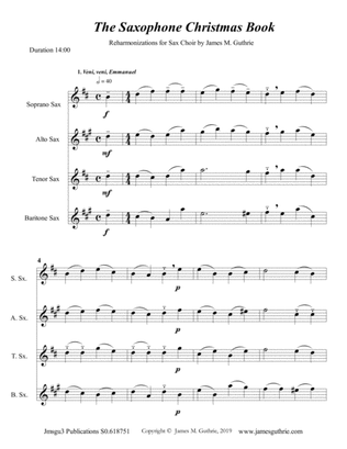 Guthrie: The Saxophone Choir Christmas Book