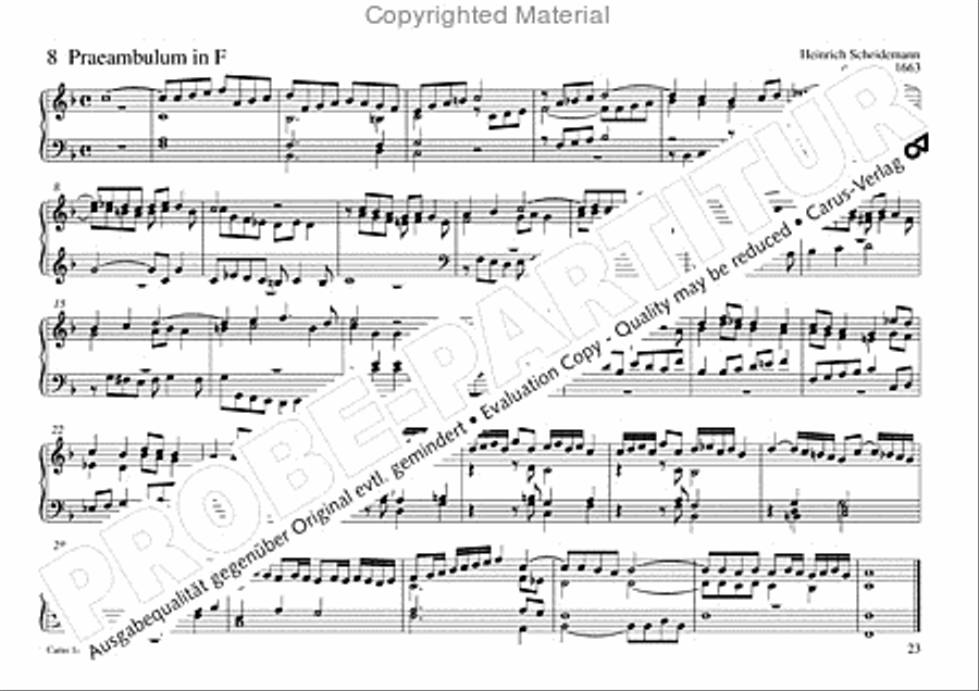 Freiburger Orgelbuch: Stammteil Organ Solo scores gallery preview page 24