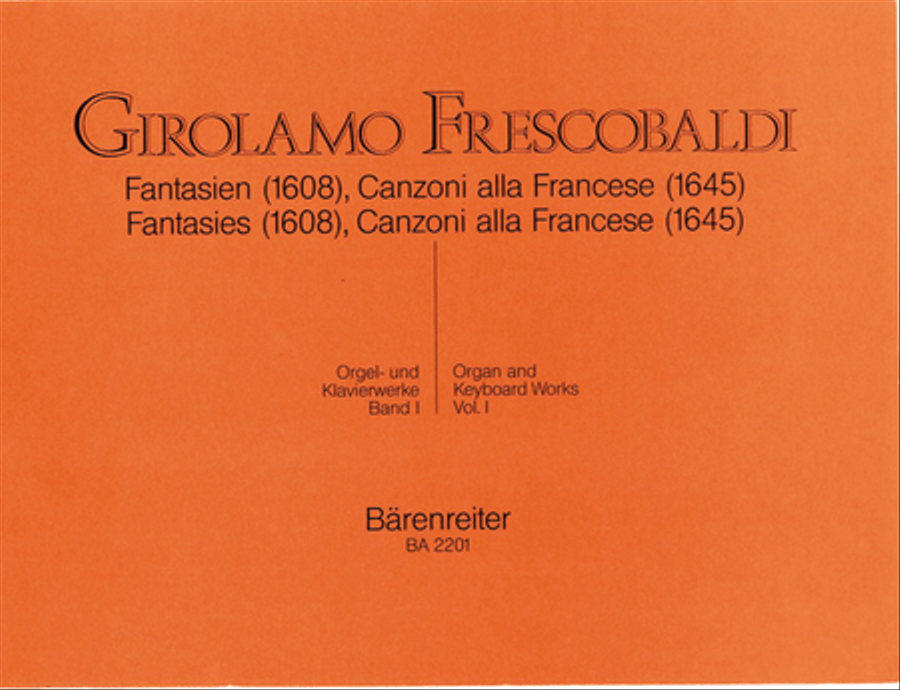 Fantasien, Canzoni alla Francese Harpsichord scores gallery preview page 1