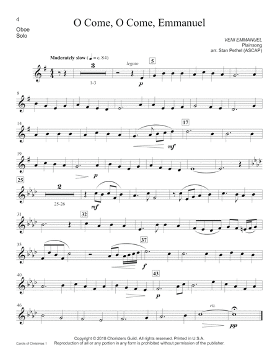 Carols of Christmas, Set 1 - Oboe Oboe scores gallery preview page 4