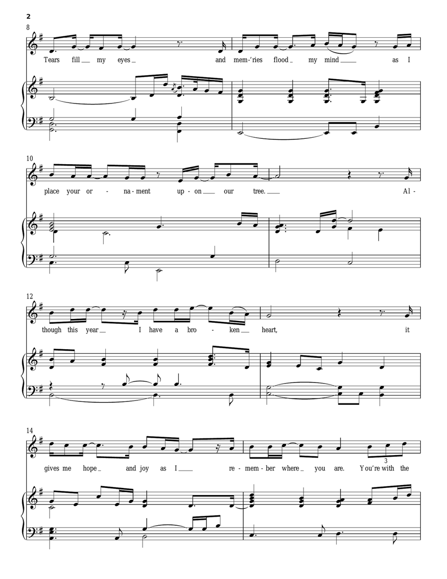 The Sweetest Gift The Sweetest Gift Piano scores gallery preview page 2