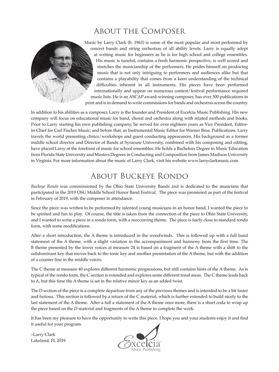 Buckeye Rondo (Score) Concert Band scores gallery preview page 3