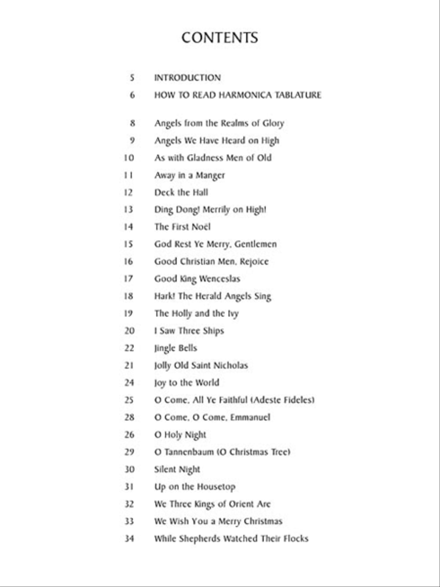 Christmas Classics for Harmonica Harmonica scores gallery preview page 2