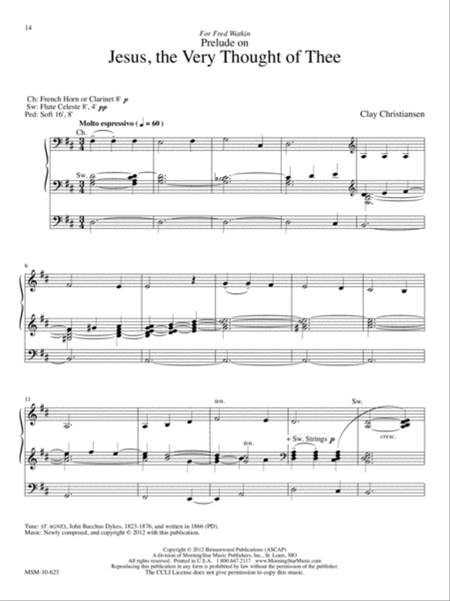 Now Let Us Rejoice: Ten Hymn Settings for Organ Organ Solo scores gallery preview page 5