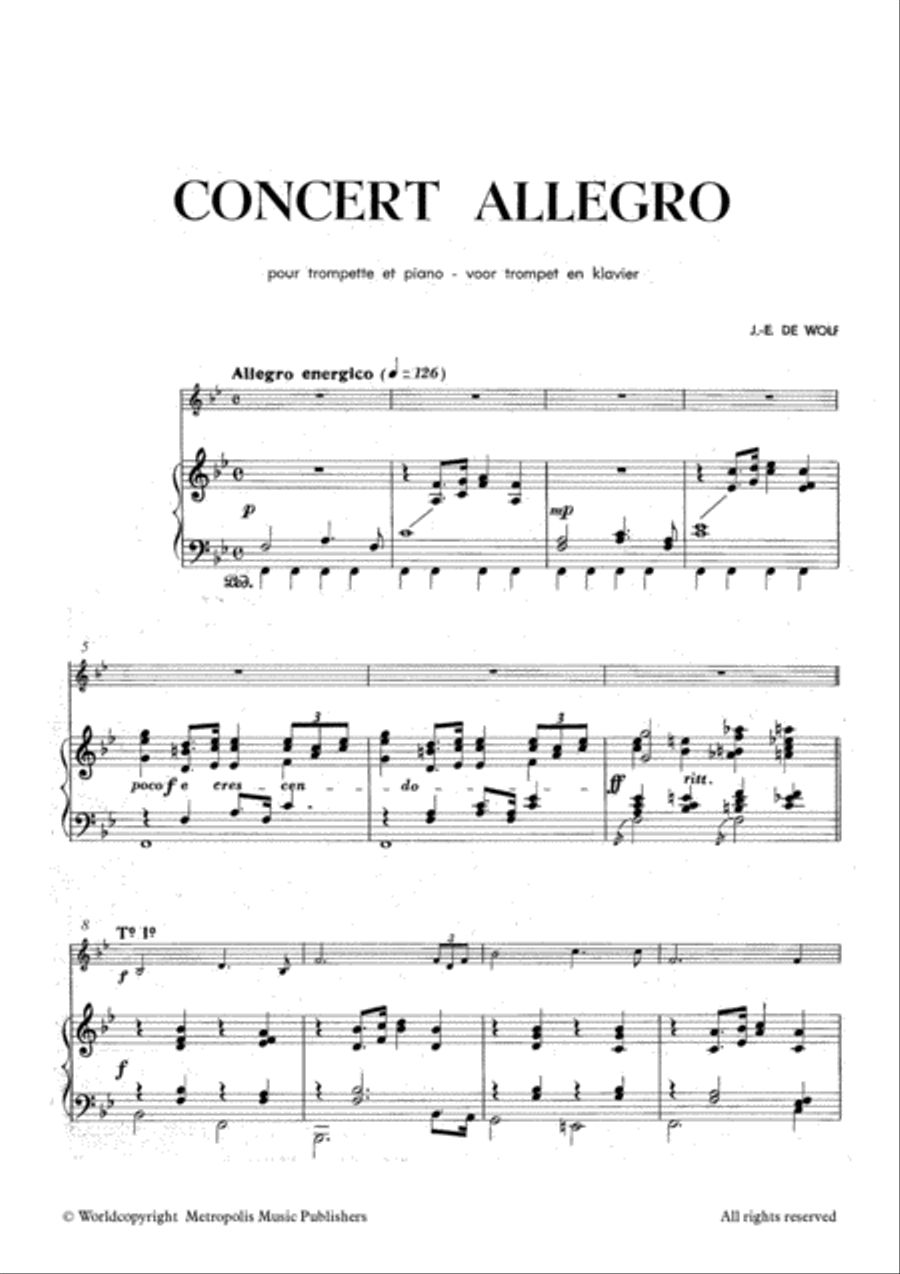 Selected Works for Trumpet and Piano Trumpet Solo scores gallery preview page 2